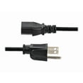 thumbnail image 4 of StarTech.com 12ft (3.6m) Computer Power Cord, NEMA 5-15P to C13, 10A 125V, 18AWG, Black Replacement AC Power Cord, Printer Power Cord, PC Power Supply Cable, Monitor Power Cable - UL Listed, 4 of 7