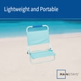 thumbnail image 4 of Mainstays Beach Sand Chair, Teal, 4 of 9