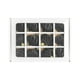 thumbnail image 2 of Set de adornos para árboles de Navidad Marrón Flocadas | Decoraciones cuelgantes de plástico navideñas | Pack de 12 | 6 cm de diámetro | Estilo Multidimensional Vintage Resistente al Desvanecimiento, 2 of 9