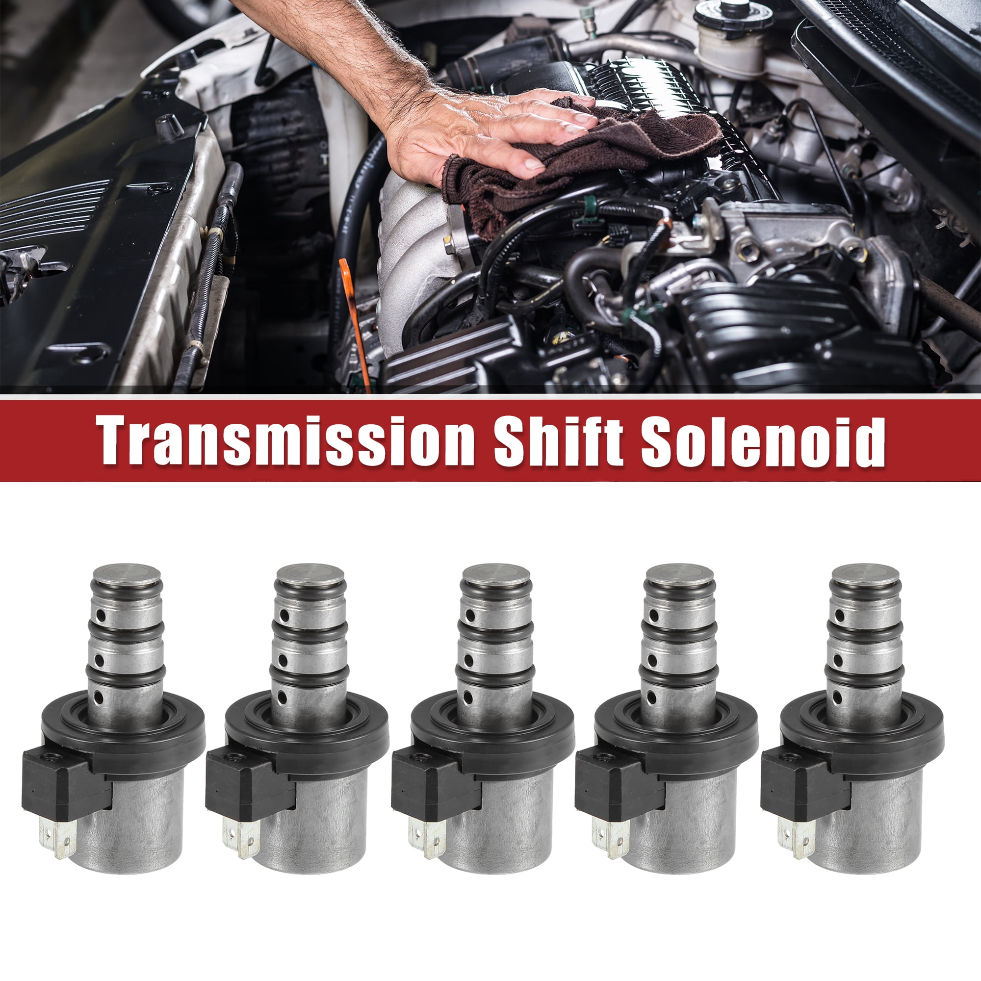 Unique Bargains 5pcs Transmission Shift Solenoid Replacement for Hyundai Azera 3.3L V6