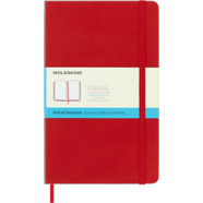 Moleskine Festive Holiday Notebook, Hard Cover, Ruled, Large (5" X 8.25"), Scarlet Red, 240 Pages By Moleskine | Barnes & Noble