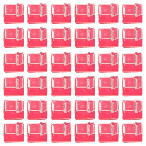 FRCOLOR cable wire clip 50pcs Self-adhesive Cable Wire Fixing Clips Wall Mount Cable Holder Plastic Cord Wall Organizer,0.47"X0.47"X0.39"