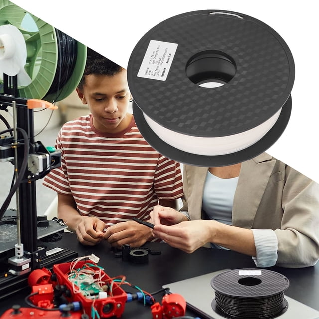 Filamento PLA consumible para impresora 3D Filamento PLA de 175 mm 30-90 mm/s Azul 190-220 grados Celsius Temperatura de impresión para manualidades ANGGREK Otros