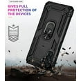 thumbnail image 2 of Starshop Galaxy A23 5G case, With Tempered Glass Protector, Drop Protection Ring Kickstand Cover Black, 2 of 5