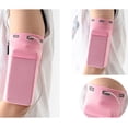 thumbnail image 4 of Sports Armband for Running, Water Resistant Phone Holder , Large Capacity Breathable Cell Phone Arm Band with Reflective Stripe, Adjustable Arm Strap for Cycling Gym Walking, 4 of 6