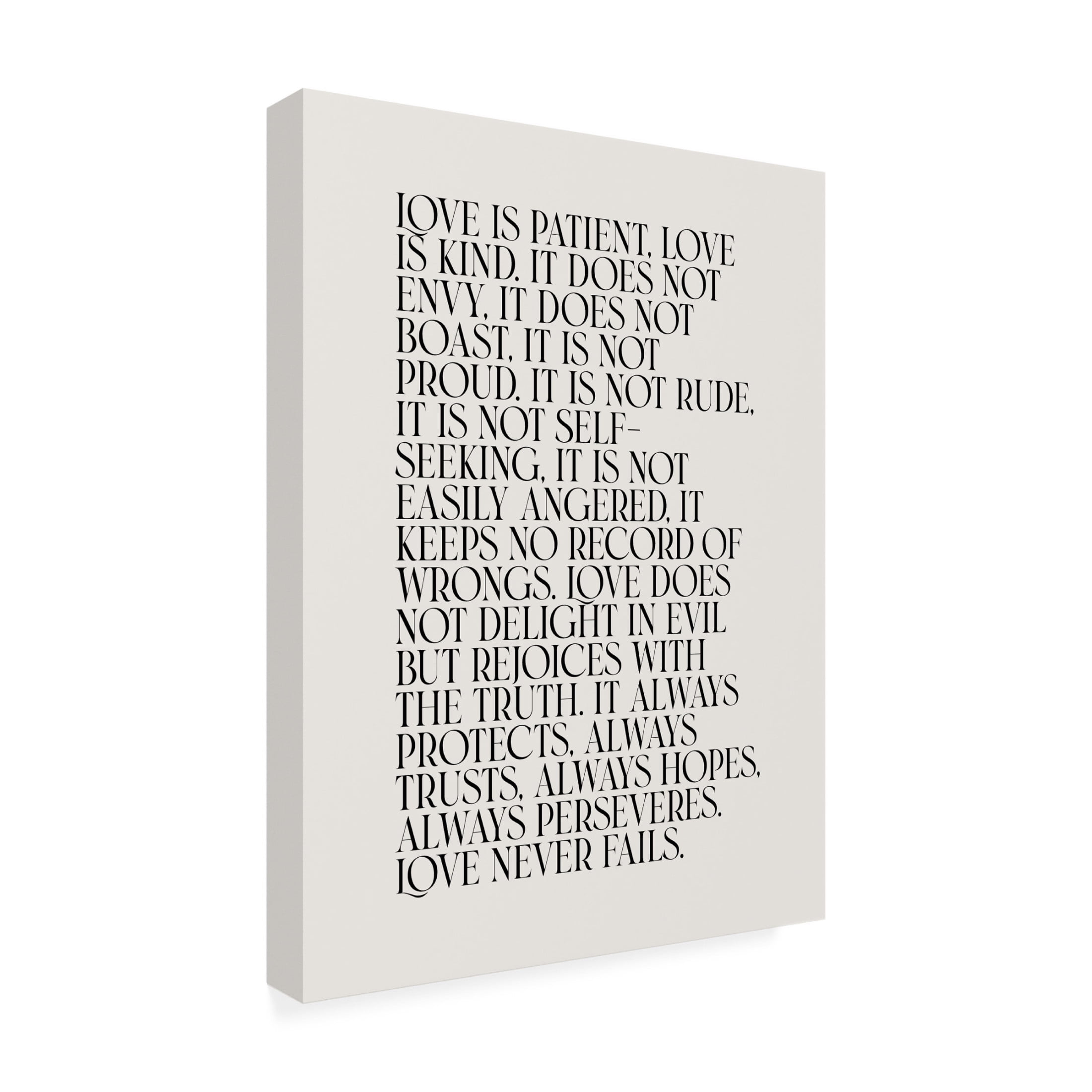 Trademark Fine Art Beth Cai Love Is Canvas Wall Art