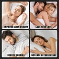thumbnail image 5 of Other Sleep Say Goodbye to Snoring. Comfortable Mouth Straps for Sleep 30 Packs. Removal Latex Gentle on The Skin, 5 of 7