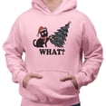 thumbnail image 2 of What Christmas Cat Hoodie Sweatshirt Unisex Medium Pink, 2 of 5