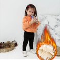 thumbnail image 3 of Children's Autumn Winter Trendy Kids Boys Girls Leggings Plush Thick Pants Keep Warm Trousers Wear Versatile Threaded Pants, 3 of 6