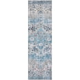 thumbnail image 2 of Addison Rugs Mayfield Premium Machine Washable Traditional Border Blue Runner Rug, 2'3" x 7'6", 2 of 6