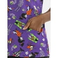 thumbnail image 3 of Beetlejuice Women's Graphic Scrub Top, Sizes S-3XL, 3 of 5