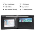 thumbnail image 4 of LOUEBICA Wallet for Men Leather RFID Blocking Bifold Stylish Wallet Minimalist Front Pocket Large Capacity, 4 of 6