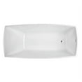 thumbnail image 6 of Vanity Art 67" x 31" Acrylic Freestanding Bathtub Contemporary Soaking Tub with Overflow and Pop-Up Drain, VA6841, 6 of 6