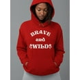 thumbnail image 2 of Brave And Wild Wildflower Hoodie Women -Image by Shutterstock, Female XX-Large, 2 of 4