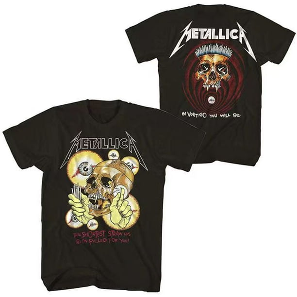 Camisetas de Rock Band para hombre, ropa de calle Vintage de algodón con estampado de Música Pesada de Metal, Hip Hop, Harajuku, Punk, manga corta, Y2k xuanjing unisex