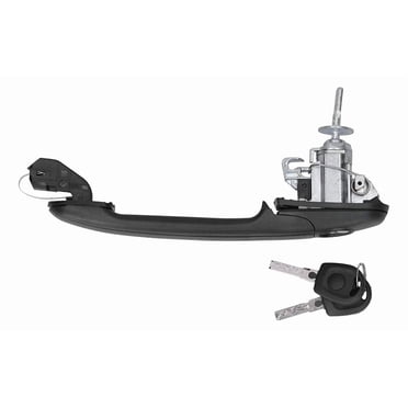 Exterior Door Handle, Keyed Front Left/d