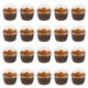 thumbnail image 1 of 100Pcs Exquisite Roll Cake Cups High Temperature Resistant Muffin Cups (Coffee), 1 of 2