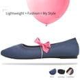 thumbnail image 2 of AOMAIS Women Ballet Flats Navy Pointy Toe Flats Mesh Shoes for Women Slip on Shoes(Navy,US10), 2 of 4
