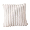 thumbnail image 1 of Funda de almohada de felpa Macarena cuadrada 43 cm x 43 cm blanca, 1 of 8