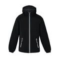 thumbnail image 2 of Lovskoo Men's and Women's Rain Jacket Active Fleece Lined Casual Waterproof Windbreaker Winter Sports Hiking Clothes Outdoor Hooded Coat Black, 2 of 5