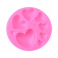 thumbnail image 2 of Moyic Molde de pastel Hearted Silicone Fondant Mold DIY Chocolate Baking Mold Herramientas y accesorios para hornear, 2 of 6
