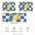 thumbnail image 2 of Yayeee Pillowcase Standard Size Set of 2 Satin Wrinkle Resistant Pillow Case, Lemon Checkered, 2 of 7