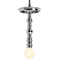 thumbnail image 5 of Kohler Lighting 23341-Pe03 Damask 13" Tall 3 Light Clear Glass Pendant Cloud - Bronze, 5 of 7