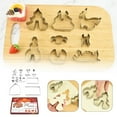 thumbnail image 2 of LLDYYDS 18 Piece Stainless Steel 3D Christmas Cookie Baking Set Moulds Kit for Festive Decorating, 2 of 8
