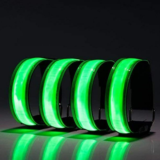 Escalada Carga USB LED Luminous Night Running Brazalete Pulsera Deportes al aire libre Ehuebsd Para Estrenar