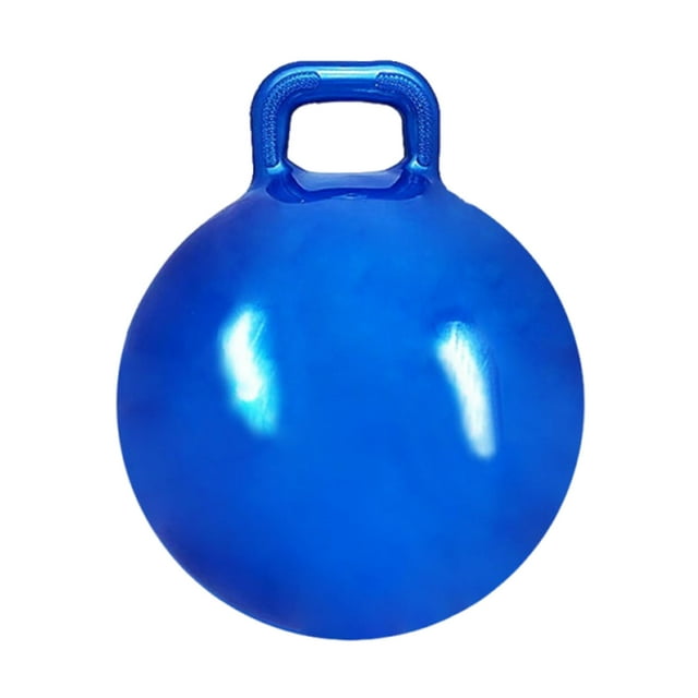 Kids Inflatable Ball Handle Horse Bouncing Toy 45cm Cartoon Bouncing Ball Beach Pool Toys Fun Stress Relief Gifts