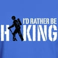 thumbnail image 3 of CafePress - I'd Rather Be Hiking Dark T Shirt - Men's Classic Graphic Cotton T-Shirt, 3 of 4