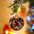 thumbnail image 5 of Dongrere Nativity Acrylic Ornaments 8cm Christmas Tree Decor, Religious Christmas Ornament for Car Rearview Mirror, Home, Tree Decor, Party & Gifts, 5 of 6