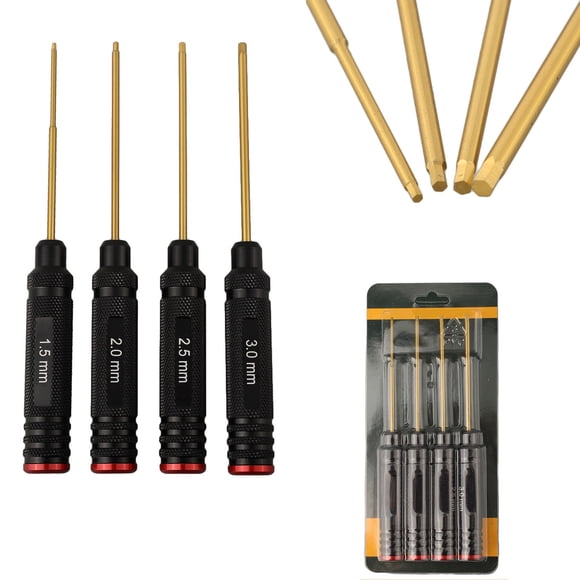 Hex Screw Driver Set Hexagon Screwdriver for RC Tools Models 1.5/2.0/2.5/3.0mm