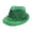Green, variant on Sequins Fedora Hat Sparkling Jazz Cap for Men Women 4th of July Party Costume Accessories