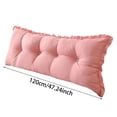 thumbnail image 3 of Wedge Cushion Headboard Reading Pillow Removable Cover, Bed Bedroom Positioning Support Bolster for Sofa Bed, Low Corner Backrest Cushion for Comfortable Rest, 3 of 7