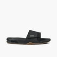 thumbnail image 2 of Reef Men FANNING SLIDE BLACK/SILVER SANDAL, 2 of 4