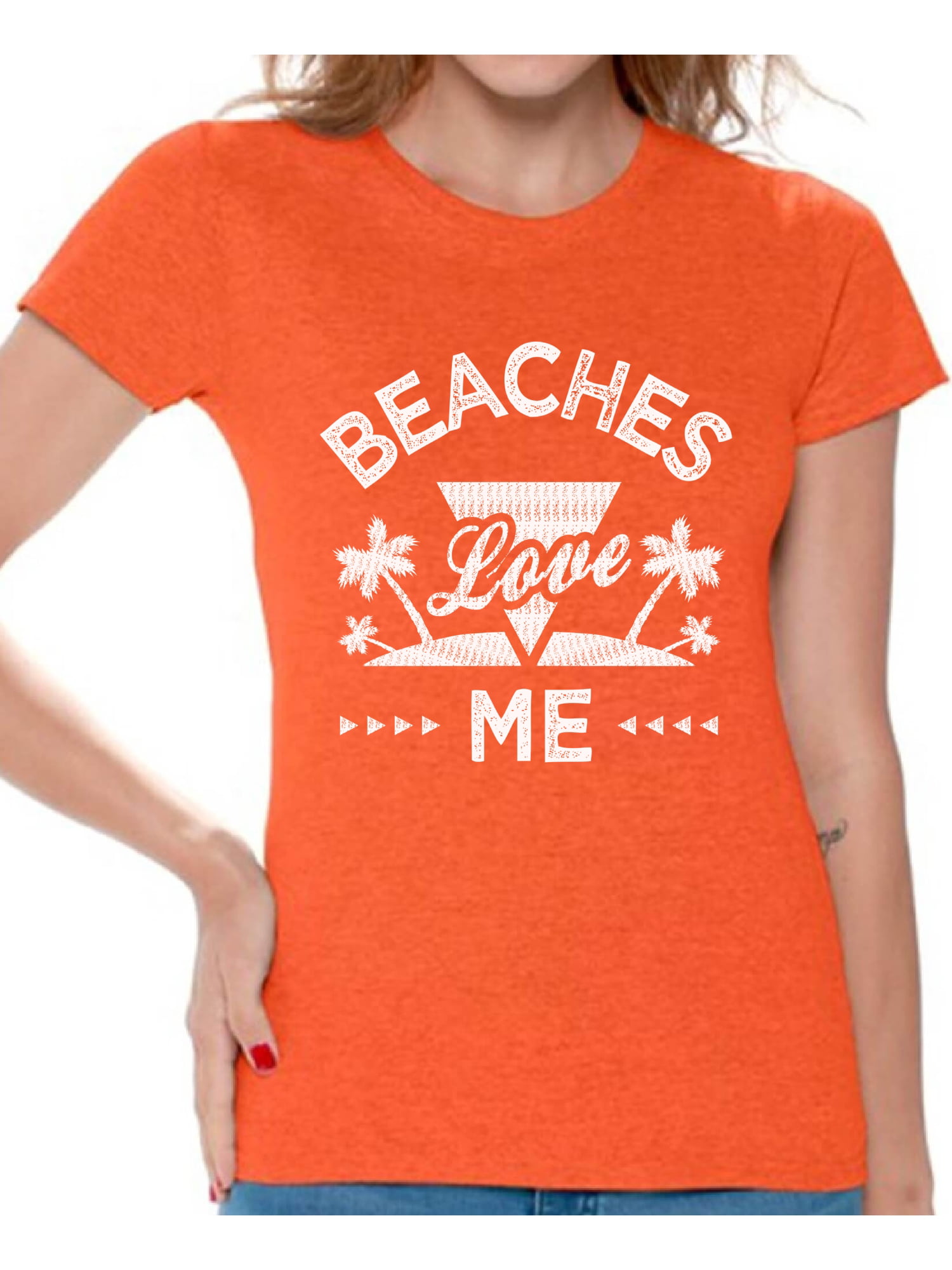 Awkward Styles  Awkward Styles Beaches Love Me Tshirt for Women Beach