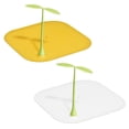thumbnail image 4 of Bearachild Tapa desagüe Baño Cocina Ducha Pelo Cocina Ducha Catcher Silicona Juegos de accesorios de baño amarillo, 4 of 6