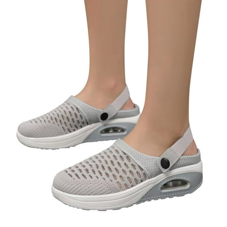 

Ladies Fashion Mesh Breathable Women s Go Walk 5-Compatible with Honor Sneaker Lightweight Thick Bottom Air Sneaker Wedge Heels for Women Cushion Casual Sports Shoes