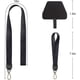 thumbnail image 2 of Cordón para teléfono celular, correa universal para el cuello, correa para la muñeca para sistema de sujeción de seguridad para teléfono inteligente, 2 of 7