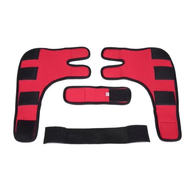 Suministros para mascotas Rodilleras para perros Patas para perros Patas para perros Protector para mascotas Cirugía para perros Cubierta protectora para lesiones (Rojo S)