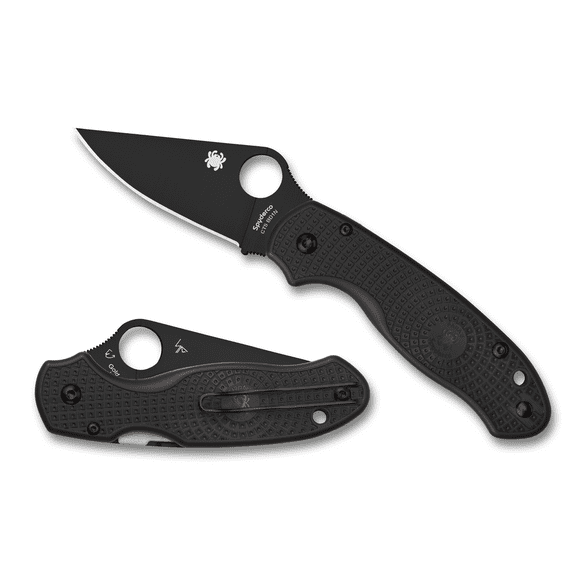 Spyderco Knives Para 3 Liner Lock Black FRN Handle BD1N Stainless C223PBBK Cuchillo