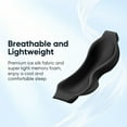 thumbnail image 3 of FACEMOON 100% Blackout Sleep Mask for Side Sleepers Zero Pressure 3D Design Eyelash Friendly Breathable Comfort, 3 of 8