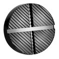 thumbnail image 1 of 1pc Car Lift Jack Pad Rubber Jack Pad Rubber Jack Jack Disk Adapter Portable Slotted Car Support Block Accessory, 1 of 6