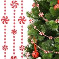 thumbnail image 2 of Colorful Candy Pendants Garland Christmas Tree Ornaments Ball String Bead Hanging Pendants For Xmas New Year Party Decorations, 2 of 5