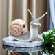 thumbnail image 4 of Halloween skull snail, skull sculpture, home decoration, art resin, 4 of 5