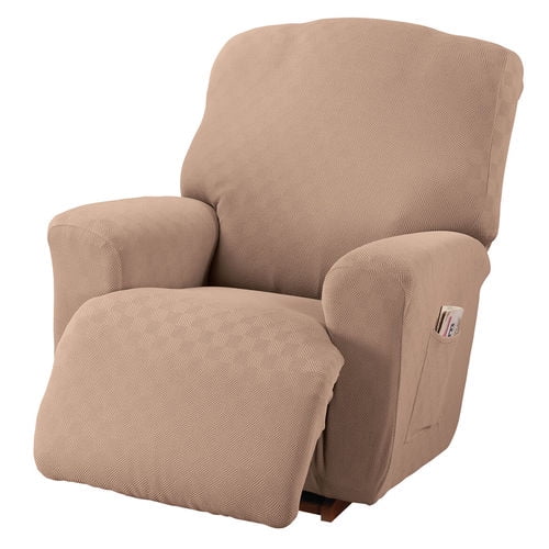 Newport Stretch Furniture Recliner CoverJUMBOWHEAT