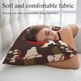 thumbnail image 5 of Japanese Style Pillow Covers, Linen Long Throw Pillow Case, Modern Cranes Cherry Flower Wave Brown Holiday Pillow Protector Decorative Cushion Cover for Living Room/Bedroom 20" x 36", 5 of 8