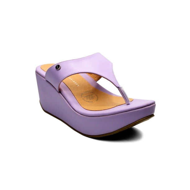 Sandalia Cuña para Mujer Lob Footwear 70702143 violeta 22.5 LOB Footwear 70702143