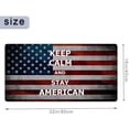 thumbnail image 2 of XXL Large Gaming LaptopMouse Pad, American Flag Big Desk Pads PC Keyboard Waterproof and Non-Slip 31.4 x 15.7inches 3mm Thick Table Mat,Ideal Partner for Work & Game，Retro, Inspirational, 2 of 6